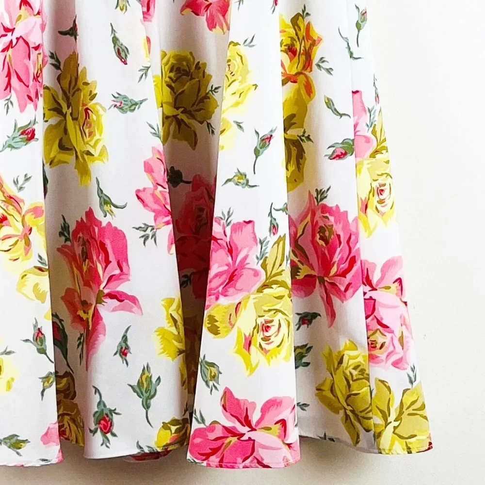 2/$20 Betsey Johnson Floral Chiffon Dress 4